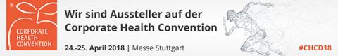 Corporate Health Convention vom 24. bis 25. April in Halle 1 der Messe Stuttgart 